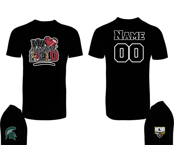 My Heart is on the Field Tee
